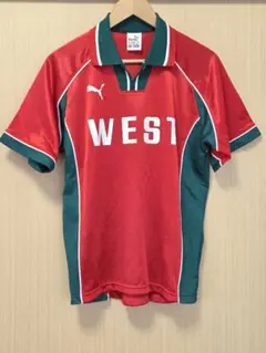 90s PUMA プーマ サッカーユニフォーム ビンテージ M 赤