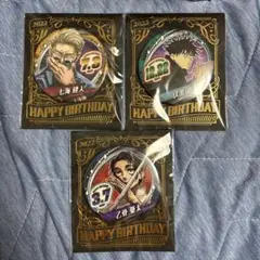 呪術廻戦　バースデー缶バッジ3個セット