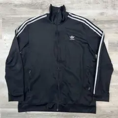 ラ*生様 古着 00年代 Adidas アディダス トラックジャケット ブラック
