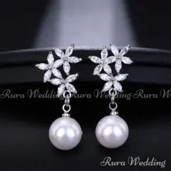 ♡いちご♡様専用♡フォロー割♡高品質パールピアス★キュービックジルコニア★