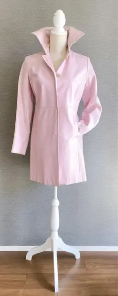 ♡フリーズフレーズ♡羊革本革ミドルコートのサムネイル