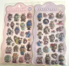ラブブ　ボンボンドロップ風シール２枚セット