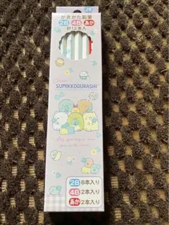 すみっコぐらし 鉛筆 12本入りえんぴつ　赤　４B 2B