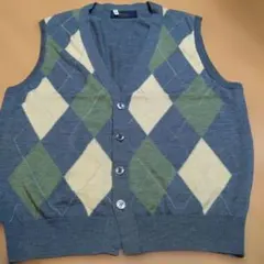 プリングル、 ダイヤモンド模様 ベスト