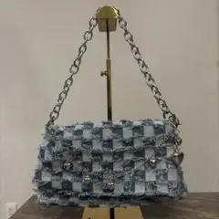 Ittoo デニムリボンショルダーバッグ※最終値下げ※ - メルカリ