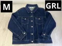 ⚠️在庫処分　GRL グレイル　Mサイズ　ダークブルー デニムジャケット
