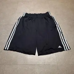 Adidas ハーフパンツ　ジャージ　黒　ブラック　M