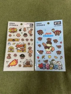 BT21 SHOOKYシール2枚セット