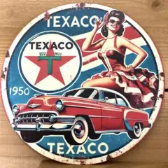 texaco テキサコ　看板　アメリカン　男前　インテリア　ガレージ