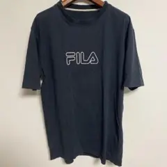 FILA ブラック Tシャツ 半袖 L相当