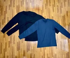 超極暖ヒートテッククルーネックT/長袖　3枚セット ユニクロ　UNIQLO