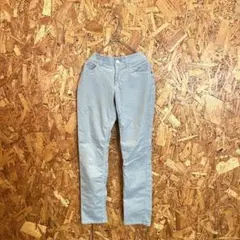 BEAUTY&YOUTH カジュアルパンツ スキニー ライトブルー レディース