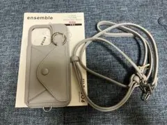 ensemble iPhone 14 Pro ケース　カバー　ストラップ付
