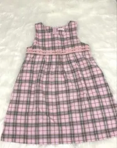 MIK HOUSE ワンピース　130cm チェック柄
