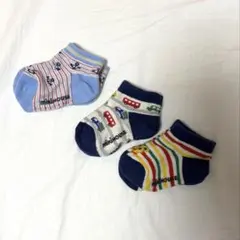ミキハウス ベビー靴下 3足セット