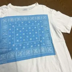 日本製【美品】ライディングハイridingHighバンダナ柄TシャツLのサムネイル