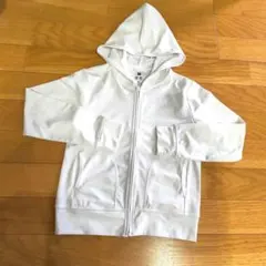 UNIQLO エアリズム パーカー 120 ホワイト