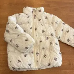 花柄ダウン風アウター