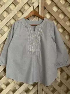 値下中 マタニティ ブラウス 七分袖 簡単授乳 新品 マタニティLサイズ 臨月