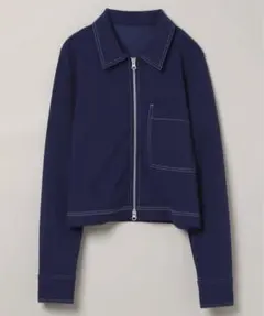 JEANASIS ジーナシス　ジャージーダブルZIPシャツ
