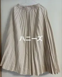 ハニーズ　Honeys ロングスカート ベージュ ウエストゴム　サイズM