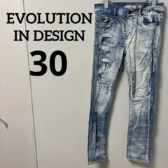 EVOLUTION IN DESIGN ダメージデニム 【30】レディース