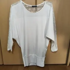 白カットソー　ワンピース　ギャルファッション　新品未使用