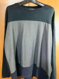 tk. TAKEO KIKUCHI 七分袖カットソー M ブラック系