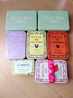 カフェタナカ パレスホテル東京 クッキー缶 空き缶