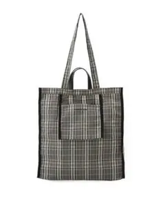ADAM ET ROPE' 【サステナブル】2WAYチェックトートバッグ(撥水)のサムネイル