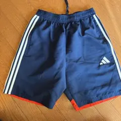 【24時間以内発送】adidas ネイビー/オレンジ ショートパンツ