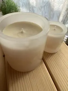 ボタニカルキャンドル２個セット