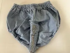 70〜80★ヒステリックミニデニムパンツ ブルマ　ロゴ刺繍デビルしっぽ付き