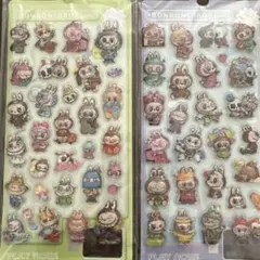 『大人気』　ラブブ　キャラクター　ウォーターシール　ボンボンドロップシール