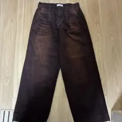 コーデュロイパンツ ダークブラウン