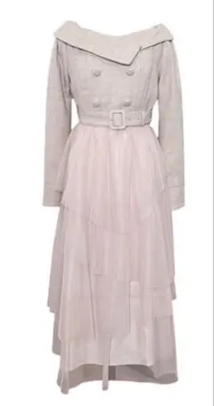 アンミール チュールドッキングツイードワンピース