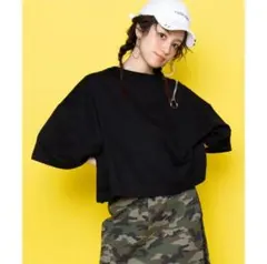【お買得品】ショルダーリングジップTシャツ