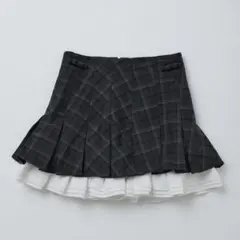 TreatÜrself Ribbonpleatsfrillmini skirt - メルカリ