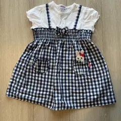 ミキハウス チェック柄 トップス 90