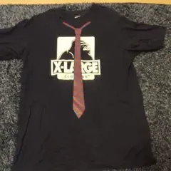 値下げ️⭕️XLARGE ネクタイプリント Tシャツ ブラック Mサイズ