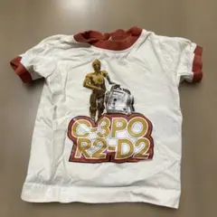 C-3PO R2-D2 プリント Tシャツ