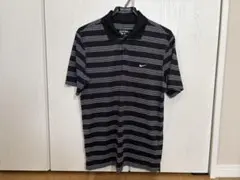 NIKE GOLF ポロシャツ ボーダー柄 ブラックのサムネイル