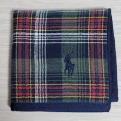 【新品未使用】ポロ・ラルフ・ローレン タータンチェック ミニタオル