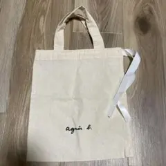 アニエスベー　コットンミニトートバッグ　巾着　agnès b. ラッピングバッグのサムネイル