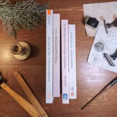 落ち着いたカラーも素敵なヴィンテージ洋書4冊　アンティーク洋書ジャンクジャーナル