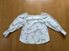 IENA 花柄 スクエアネック ブラウス 長袖のサムネイル