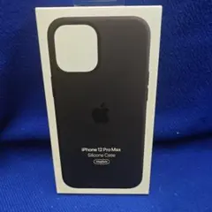 D11)iPhone 12 Pro Max シリコンケース ブラック
