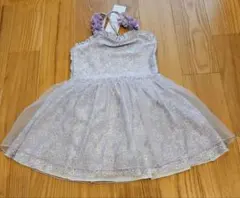 any FAM エニィファム　紫色花柄　ワンピース水着 120cm 　新品未使用