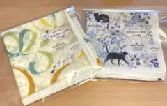 ふんわりガーゼ　日本製ハンカチ2枚セット