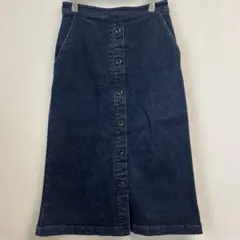 ジェイプレス　デニムスカート ダークデニム Aラインスカート